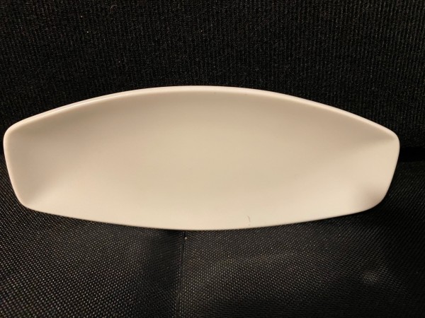 Platte oval mittel 28 cm weiß Porzellan