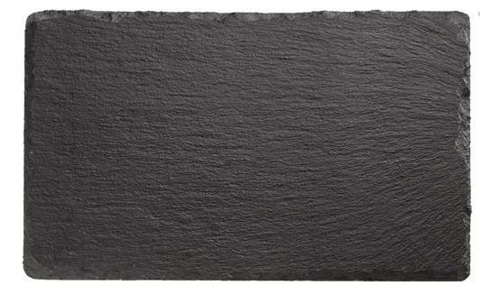 Naturschieferplatte 1/4 GN 26,6 x 17,2 cm Stärke 5 mm schwarz