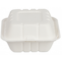 Burger Box XXL Bagasse naturesse 176 x 176 x 120 mm 250 St. / Karton Preis / Karton