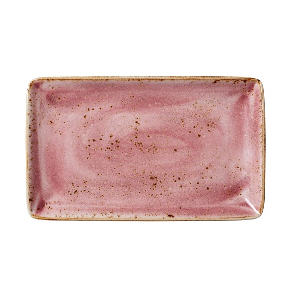 Platte rechteckig 27 x 16,8 cm Craft rosa