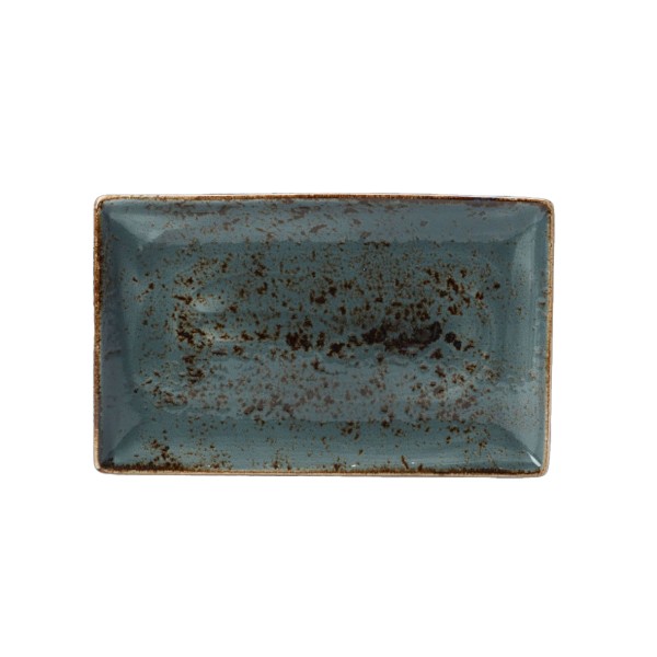 Platte rechteckig 27 x 16,8 cm Craft blau