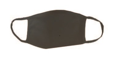 Mundschutz Maske Premium schwarz 100% Baumwolle waschbar