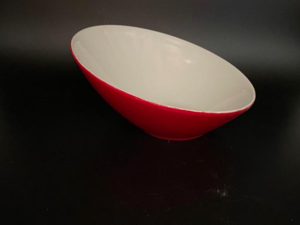 Schale schräg 18 cm Sheer Bowl Monaco rot