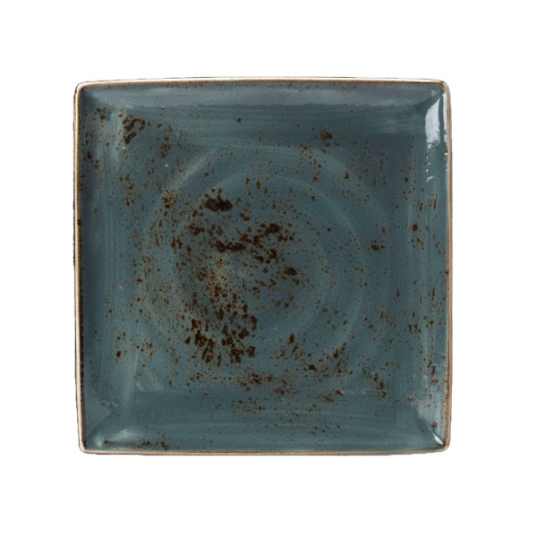 Platte quadratisch 27 x 27 cm Craft blau