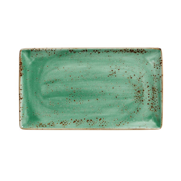 Platte rechteckig 33 x 19 cm Craft aqua