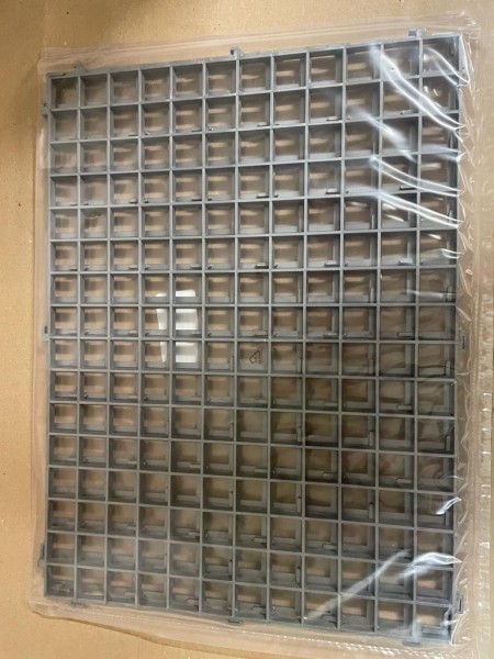 Gläserabtropfmatte grau 40 x 30 cm 2 Stück / Pack Preis / Pack
