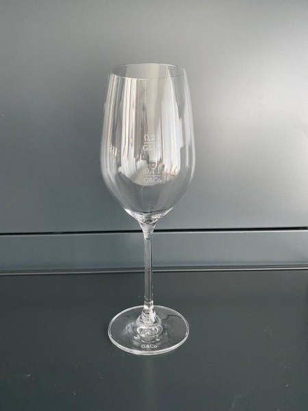 Weinglas Chianti Nr. 2 Serie 1832 0,1 + 0,2 l /-/ Doppeleiche