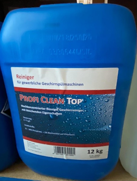 Geschirrreiniger flüssig 12 kg Kanister Profi Clean Top