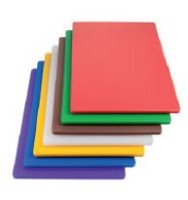 Schneidbrett weiß 1/1 GN 53 x 32,5 cm Stärke 2,5 cm mit Füßchen HACCP Schneidbrett weiß 1/1 GN 53 x 32,5 cm Stärke 2,5 cm mit Füßchen HACCP