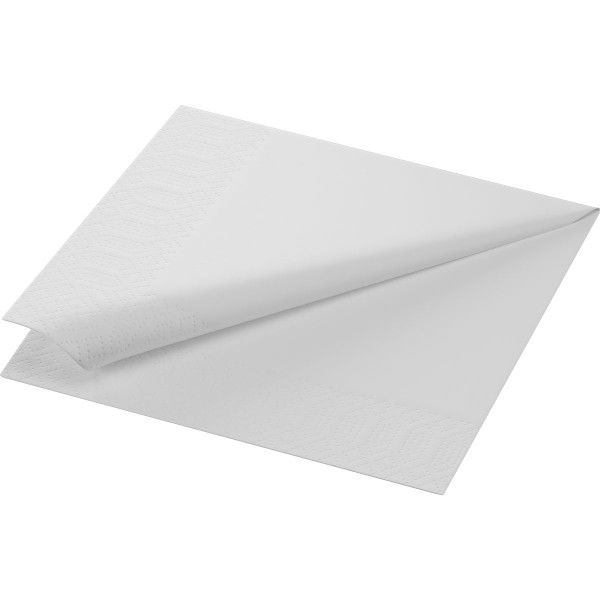 Serviette 33x33cm weiß 2lg 1/8 Falz 250 St/Pk Pr/Pk