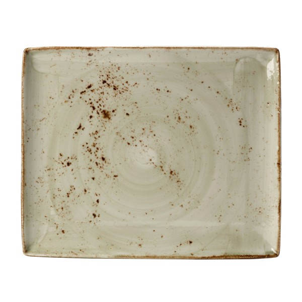 Platte rechteckig 33 x 27 cm Craft grün